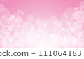 Illustration material of sparkling light on a bright pink background 111064183