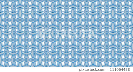 Blue cotton canvas seamless design for cross-stitch embroidery Blue cotton canvas seamless design for cross-stitch embroidery 111064428