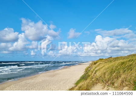 Beautiful Baltic Sea coast on a sunny day. Beautiful Baltic Sea coast on a sunny day. 111064500