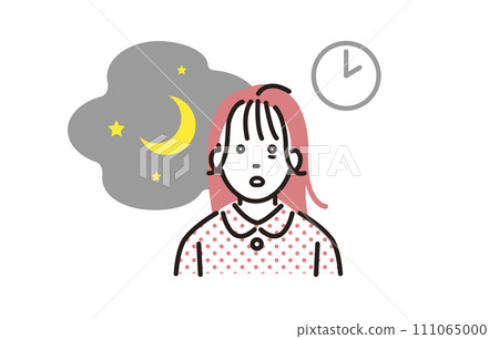 人物:深夜睡不著的女人 人物:深夜睡不著的女人 111065000