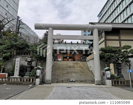 港區芝大門的芝大神宮鳥居及參拜殿 111065099