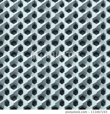 Abstract geometric seamless 3d pattern background 111067283