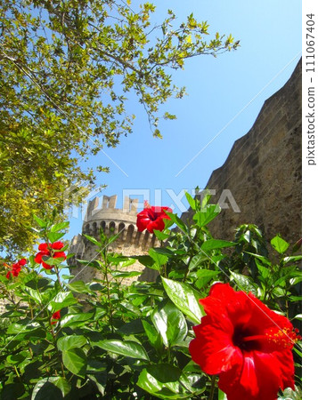 landscape of rhodos island, greece landscape of rhodos island, greece 111067404