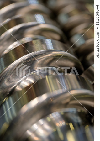 Steel helical conveyer screw Steel helical conveyer screw 111068044
