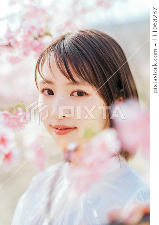 女性美容櫻花 111068237