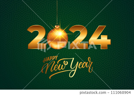 Happy Chinese New Year, celebrating 2024 Happy New Year banner, Chinese New Year background. 111068904