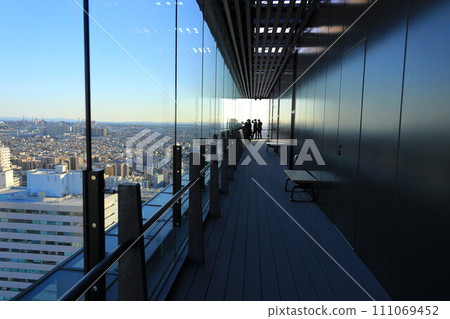 Kawasaki City Hall New Main Building - Cityscape seen from the sky deck [Kawasaki City, Kanagawa Prefecture] 111069452