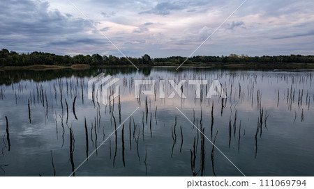 Dusk Reflections in the Wetlands Dusk Reflections in the Wetlands 111069794