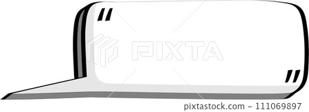 3d black and white color speech bubble balloon with quotation marks icon sticker memo keyword planner text box banner, flat png transparent element design 3d black and white color speech bubble balloon with quotation marks icon sticker memo keyword planner text box banner, flat png transparent element design 111069897