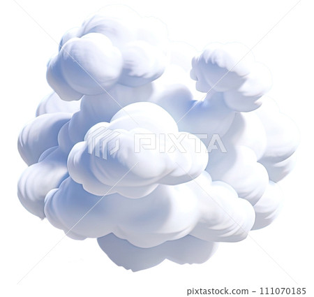 clean white cloud white backgrounds 3d style  ,generative ai 111070185