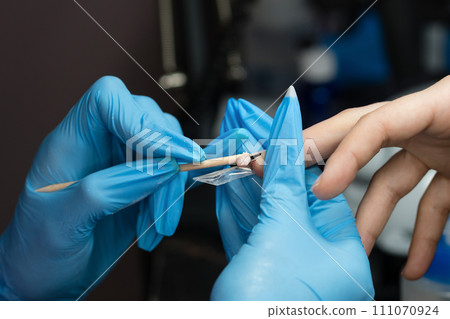 Nail Acrylic Sculpting in Progress Nail Acrylic Sculpting in Progress 111070924