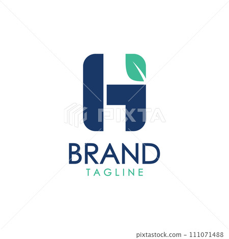 Simple Letter H Logo Design 111071488