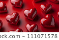[AI generated image/AI illustration] Red heart [Valentine] 111071578
