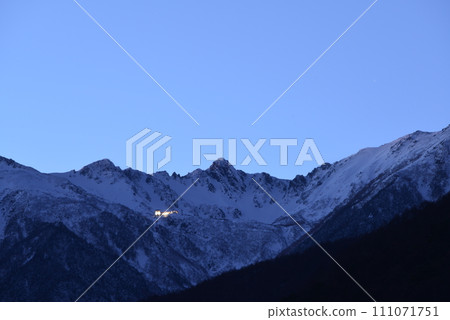 寶劍岳的夜景 111071751