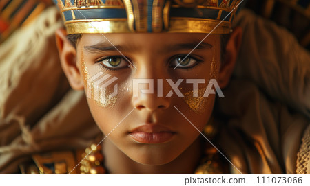 Ancient Egypt young ruler 111073066