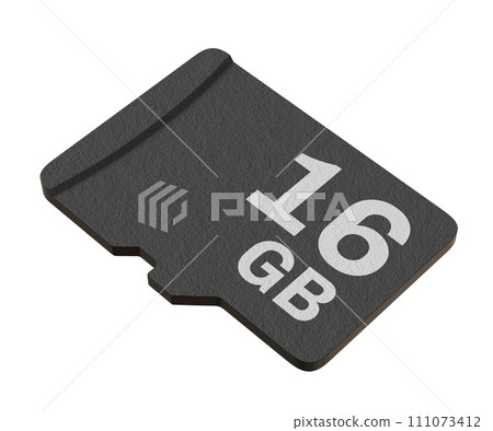 Memory card with 16 GB capacity, MicroSD flash storage disc 111073412