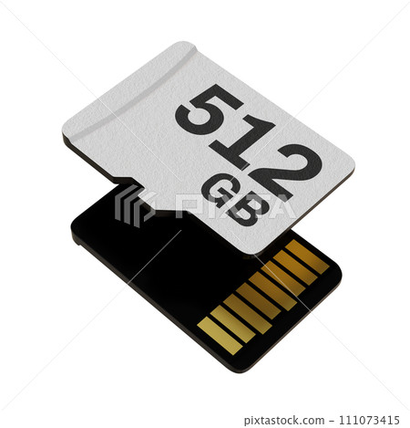 Memory card with 512 GB capacity, MicroSD flash storage disc Memory card with 512 GB capacity, MicroSD flash storage disc 111073415