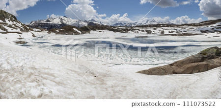 Totesee or Totensee at Grimsel Pass in Swizerland 111073522