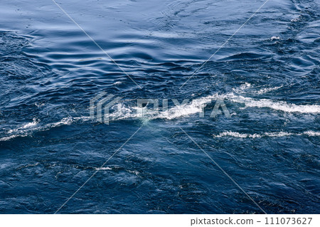 Saltstraumen currents form mesmerizing swirls and eddies on water 111073627