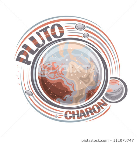 Vector logo for Pluto Vector logo for Pluto 111073747