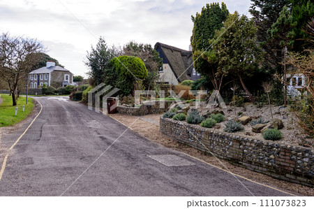 Typical English residential area view Typical English residential area view 111073823