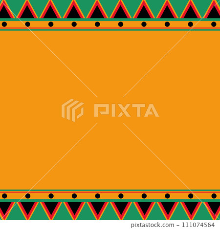 African ethnic pattern background Vector African ethnic pattern background Vector 111074564