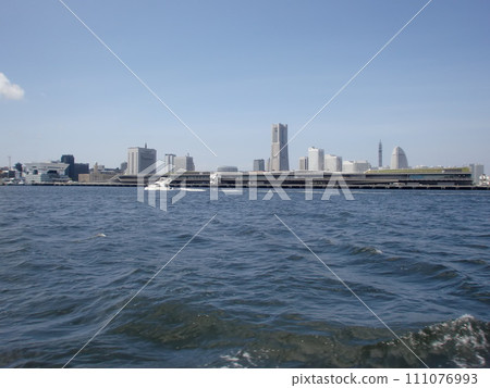 A building on the seaside in Yokohama A building on the seaside in Yokohama 111076993