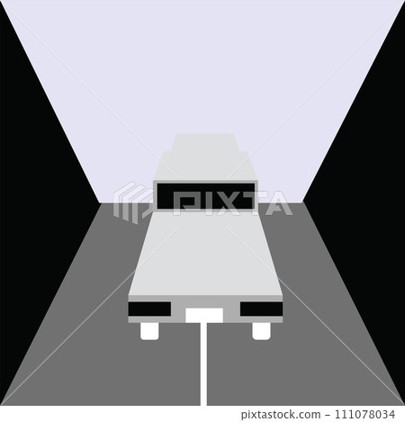 Isolated 3D car Falt design Vector 111078034