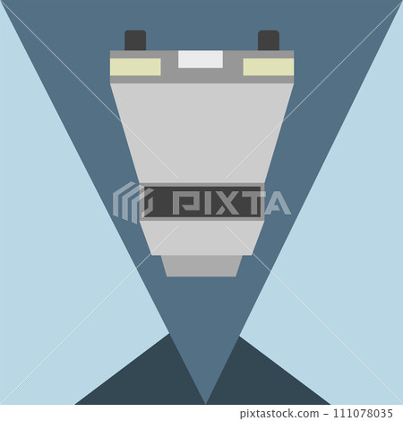 Isolated 3D car Falt design Vector 111078035