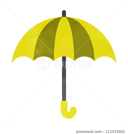 Umbrella watercolor illustration 111078862