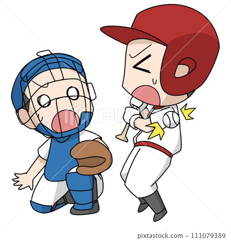 男性危險棒球插圖 男性危險棒球插圖 111079389