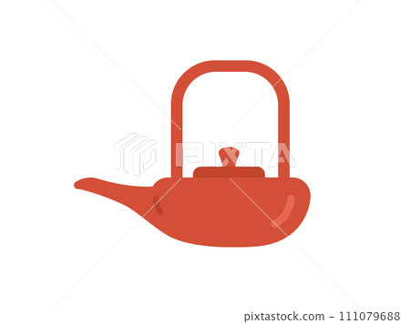 Illustration of teapot icon 111079688