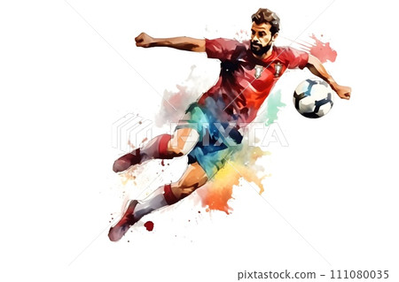 足球員圖 11 AI 生成圖像 足球員圖 11 AI 生成圖像 111080035