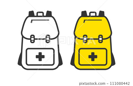 Disaster prevention goods backpack emergency bag 111080442