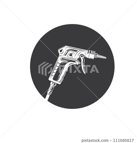 air compressor nozzle gun icon vector element design template air compressor nozzle gun icon vector element design template 111080817