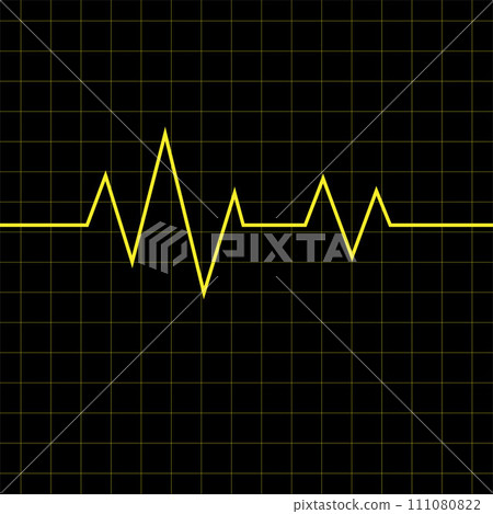 cardiologist pulse line monitor display icon vector element design template 111080822