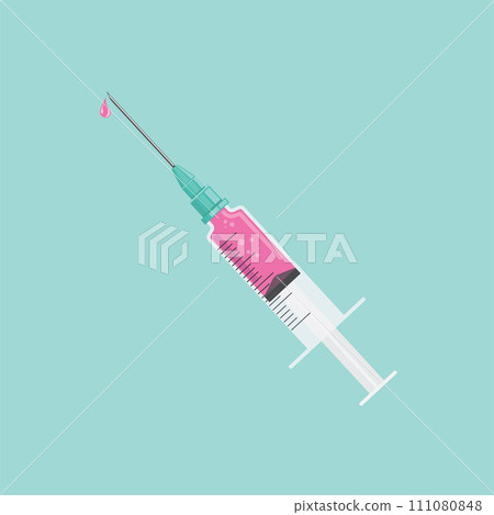 isolated syringe vector illustration element design template 111080848
