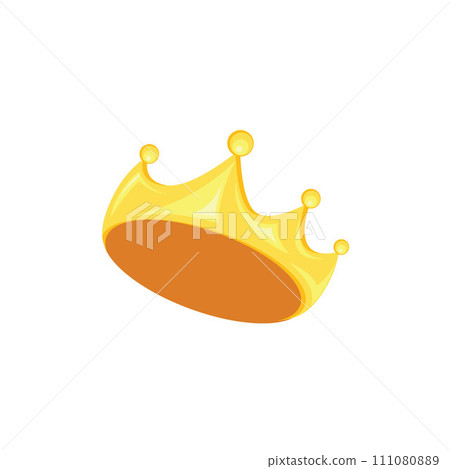 gold crown element icon vector concept design...-插圖素材 [111080889] - PIXTA圖庫