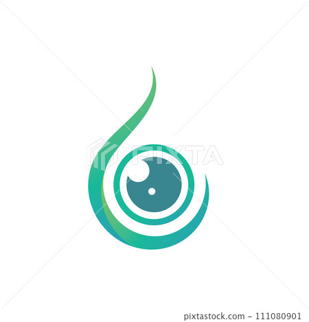 medical eye drop icon vector concept design template 111080901