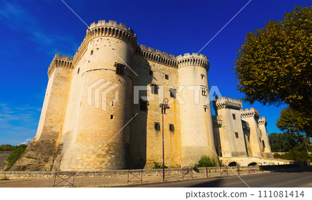 View of medieval castle of Tarascon 111081414
