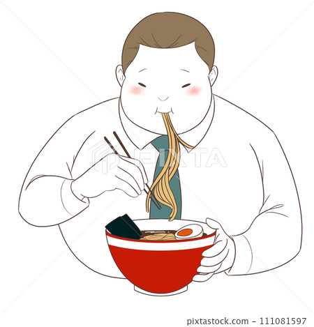 吃拉麵的男人 111081597