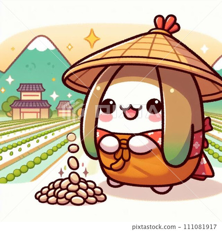 女孩為節分丟豆子 111081917