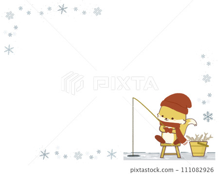 狐狸釣魚的框架 111082926