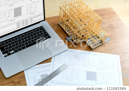 日本（亞洲）的建築模型與建築圖影像 111083369