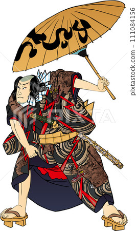 浮世繪歌舞伎演員第 119 部分 111084156