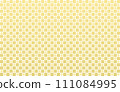 格子圖案和梅花金背景素材 111084995