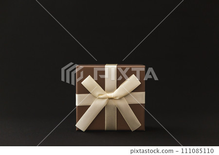 [Valentine's Day] Chocolate with ribbon and flowers 111085110