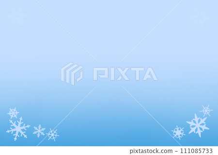 Background illustration material of falling snow Background illustration material of falling snow 111085733