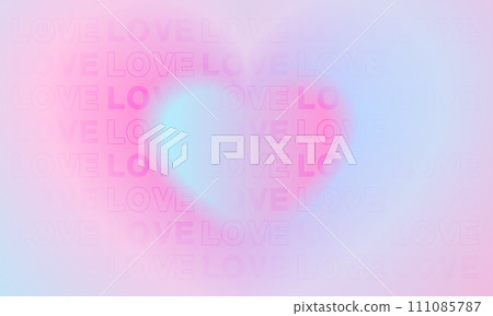 Pastel pink and blue background for valentine day festival design. soft heart shape frame design and words of love. happy valentine's day greeting cards. trendy gradients. vector design. Pastel pink and blue background for valentine day festival design. soft heart shape frame design and words of love. happy valentine's day greeting cards. trendy gradients. vector design. 111085787
