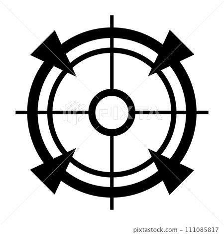 Target scope icon Target scope icon 111085817